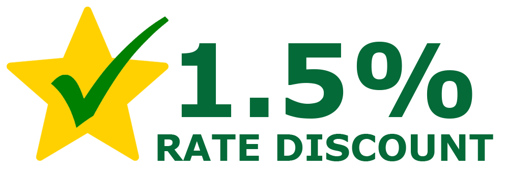 1.5 Rate Discount